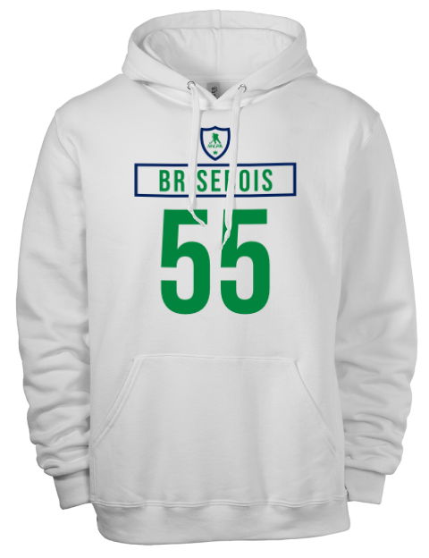 Home Jersey Guillaume Brisebois Eco Premium Unisex Hooded Sweatshirt | Swagsta