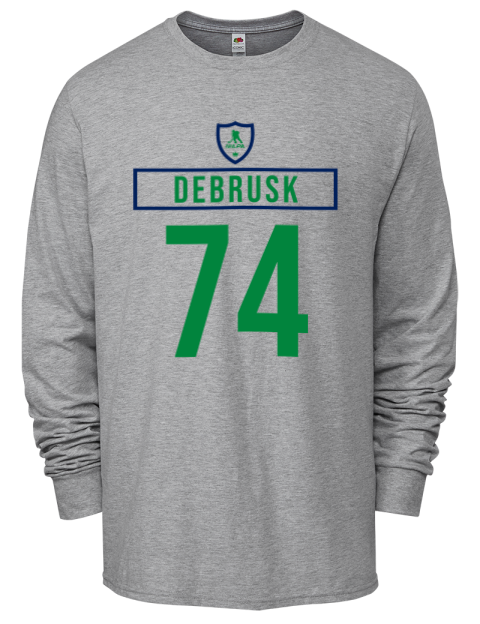 Home Jersey Jake Debrusk Men's Long-Sleeve T-Shirt | Swagsta