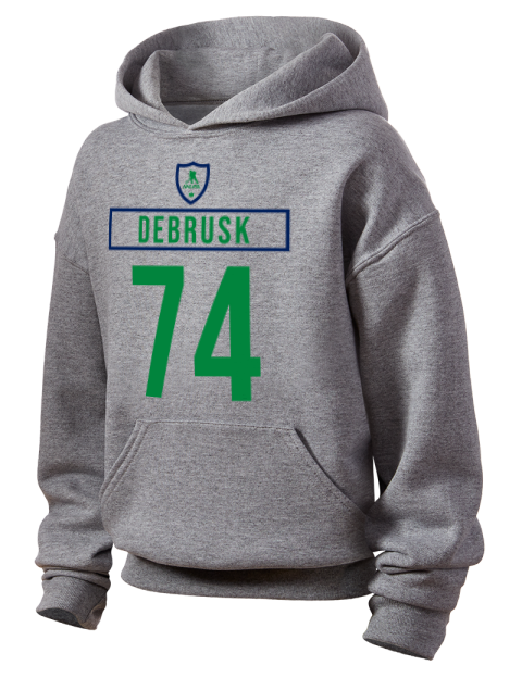 Home Jersey Jake Debrusk Youth Hooded Sweatshirt | Swagsta
