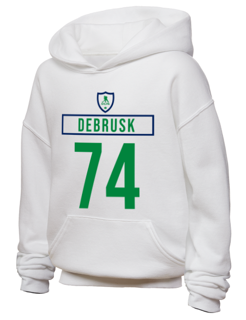 Home Jersey Jake Debrusk Youth Hooded Sweatshirt | Swagsta