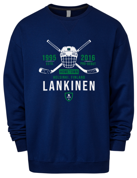 Heritage Kevin Lankinen Premium Unisex Crewneck Sweatshirt | Swagsta