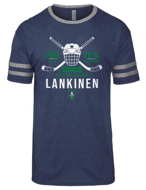 Heritage Kevin Lankinen Men's Tri-Blend T-Shirt | Swagsta