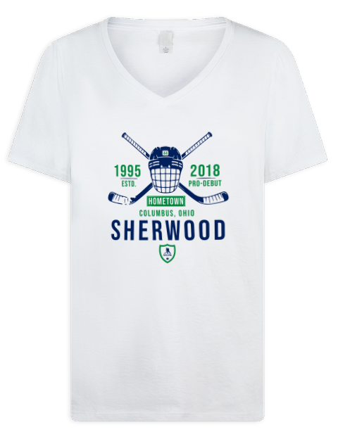 Classic Heritage Kiefer Sherwood Premium Ladies V-Neck T-Shirt | Swagsta