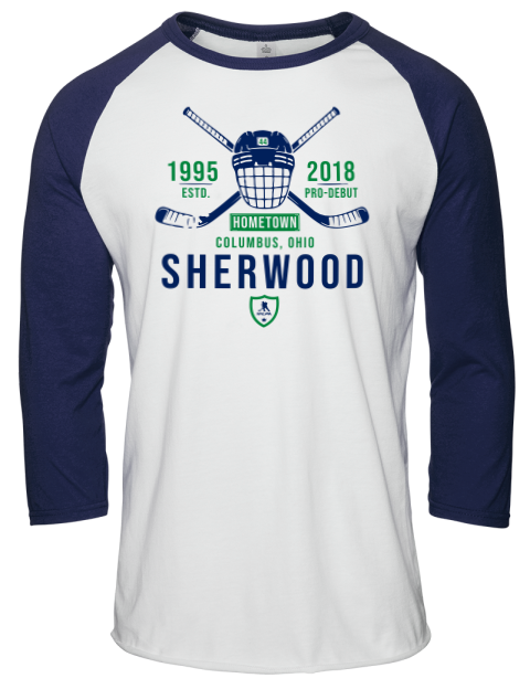 Classic Heritage Kiefer Sherwood Unisex Premium Three-Quarter Raglan T-Shirt | Swagsta