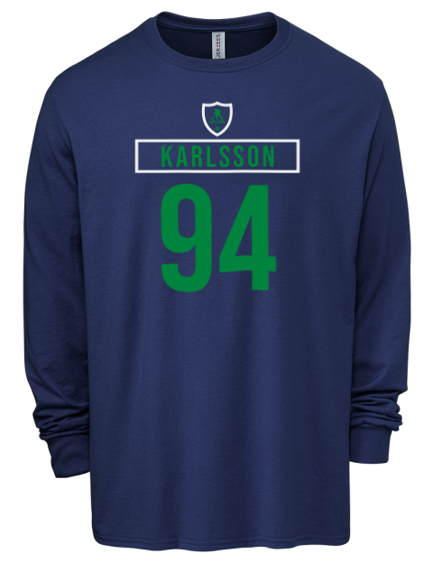 Away Jersey Linus Karlsson Men's Premium Blend Long Sleeve-T-Shirt | Swagsta