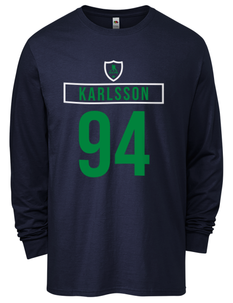 Away Jersey Linus Karlsson Men's Long-Sleeve T-Shirt | Swagsta