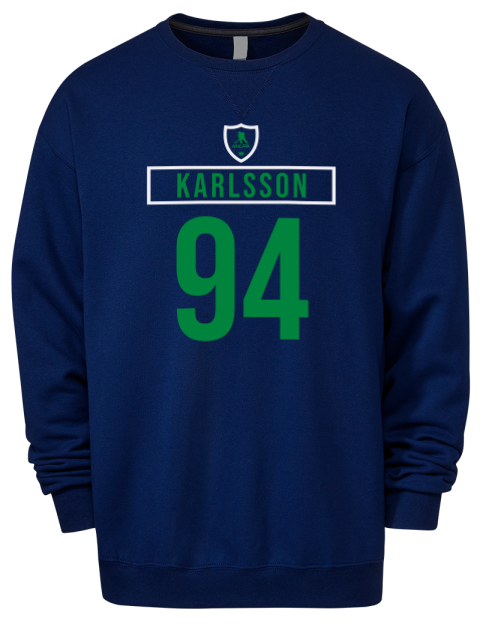 Away Jersey Linus Karlsson Premium Unisex Crewneck Sweatshirt | Swagsta