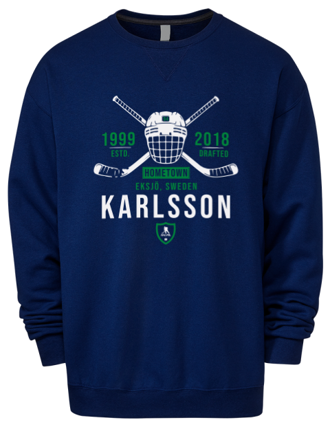 Heritage Linus Karlsson Premium Unisex Crewneck Sweatshirt | Swagsta