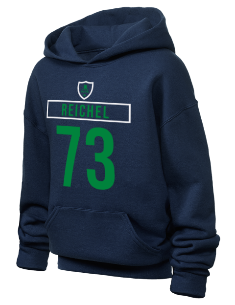 Away Jersey Lukas Reichel Youth Hooded Sweatshirt | Swagsta