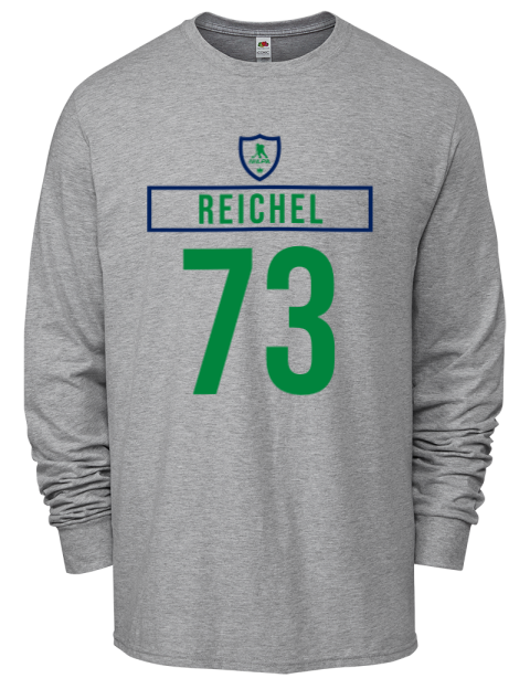 Home Jersey Lukas Reichel Men's Long-Sleeve T-Shirt | Swagsta