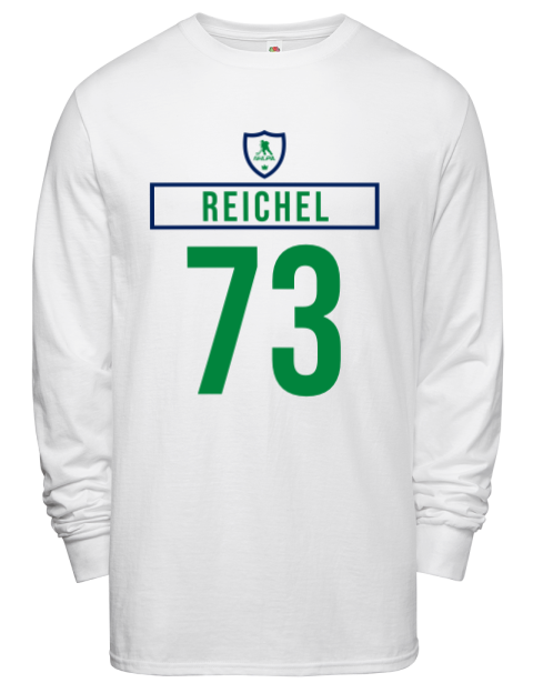 Home Jersey Lukas Reichel Men's Long-Sleeve T-Shirt | Swagsta