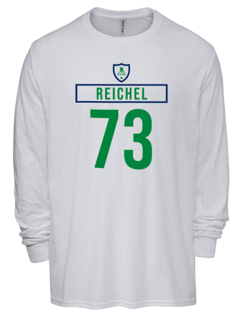 Home Jersey Lukas Reichel Men's Premium Blend Long Sleeve-T-Shirt | Swagsta