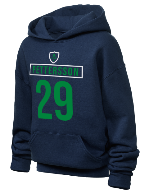 Away Jersey Marcus Pettersson Youth Hooded Sweatshirt | Swagsta
