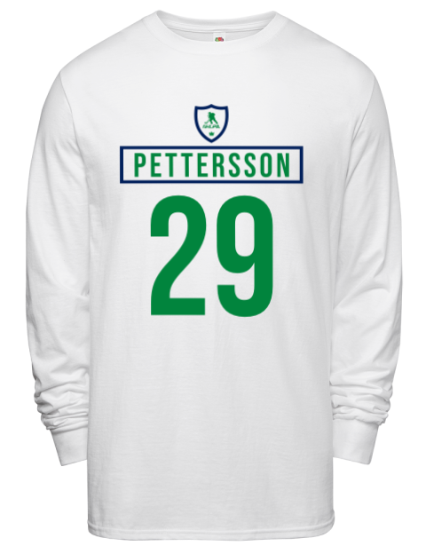 Home Jersey Marcus Pettersson Men's Long-Sleeve T-Shirt | Swagsta