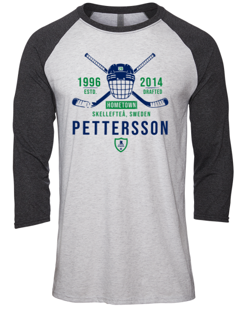 Classic Heritage Marcus Pettersson Unisex Premium Three-Quarter Raglan T-Shirt | Swagsta