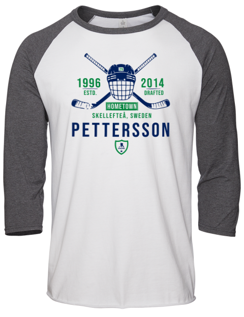 Classic Heritage Marcus Pettersson Unisex Premium Three-Quarter Raglan T-Shirt | Swagsta