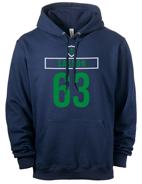 Away Jersey Max Sasson Eco Premium Unisex Hooded Sweatshirt | Swagsta