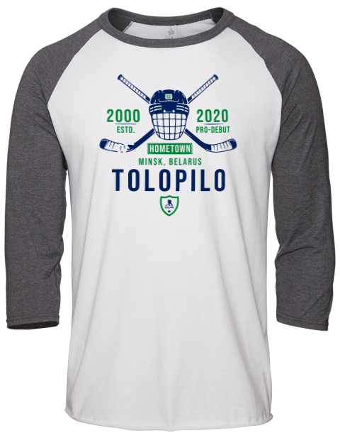 Classic Heritage Nikita Tolopilo Unisex Premium Three-Quarter Raglan T-Shirt | Swagsta