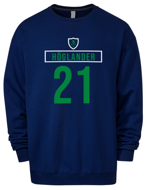 Away Jersey Nils Hoglander Premium Unisex Crewneck Sweatshirt | Swagsta