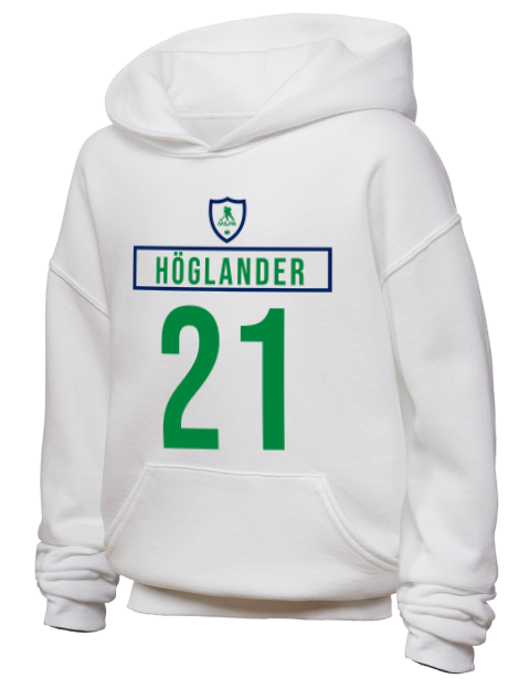 Home Jersey Nils Hoglander Youth Hooded Sweatshirt | Swagsta