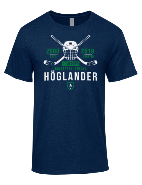 Heritage Nils Hoglander Premium Ring-Spun Cotton Unisex T-Shirt | Swagsta