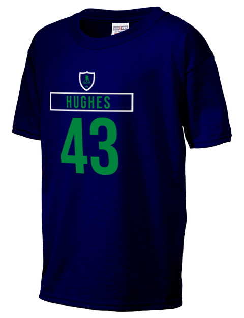 Away Jersey Quinn Hughes Youth T-Shirt | Swagsta
