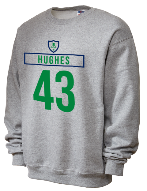 Home Jersey Quinn Hughes Unisex Crewneck Sweatshirt | Swagsta