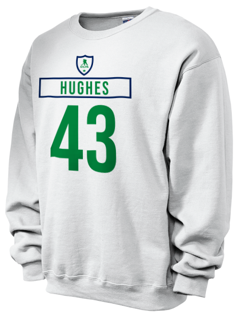 Home Jersey Quinn Hughes Unisex Crewneck Sweatshirt | Swagsta