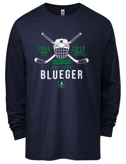 Heritage Theodor Blueger Men's Long-Sleeve T-Shirt | Swagsta