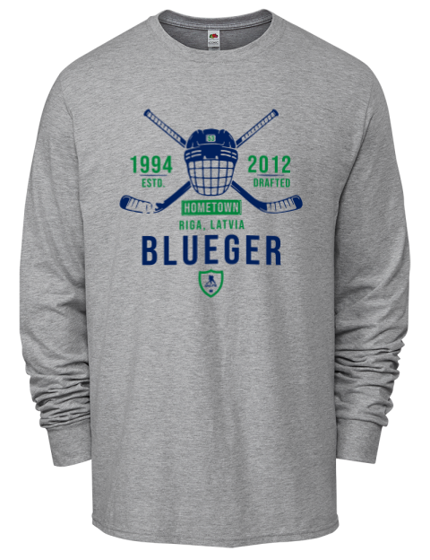 Classic Heritage Theodor Blueger Men's Long-Sleeve T-Shirt | Swagsta