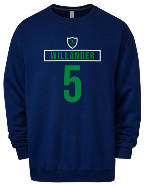 Away Jersey Tom Willander Premium Unisex Crewneck Sweatshirt | Swagsta