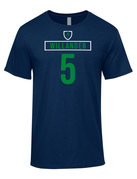 Away Jersey Tom Willander Premium Ring-Spun Cotton Unisex T-Shirt | Swagsta