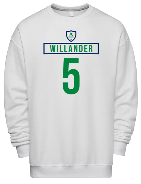 Home Jersey Tom Willander Premium Unisex Crewneck Sweatshirt | Swagsta