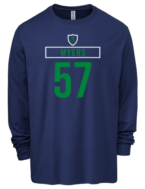 Away Jersey Tyler Myers Men's Premium Blend Long Sleeve-T-Shirt | Swagsta