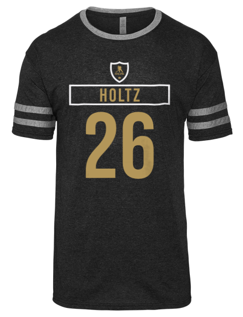 Away Jersey Alexander Holtz Men's Tri-Blend T-Shirt | Swagsta