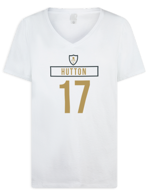 Home Jersey Ben Hutton Premium Ladies V-Neck T-Shirt | Swagsta