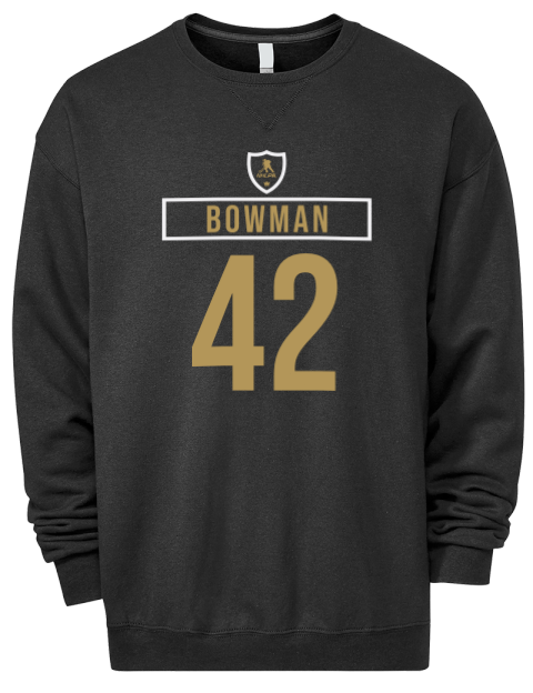 Away Jersey Braedon Bowman Premium Unisex Crewneck Sweatshirt | Swagsta