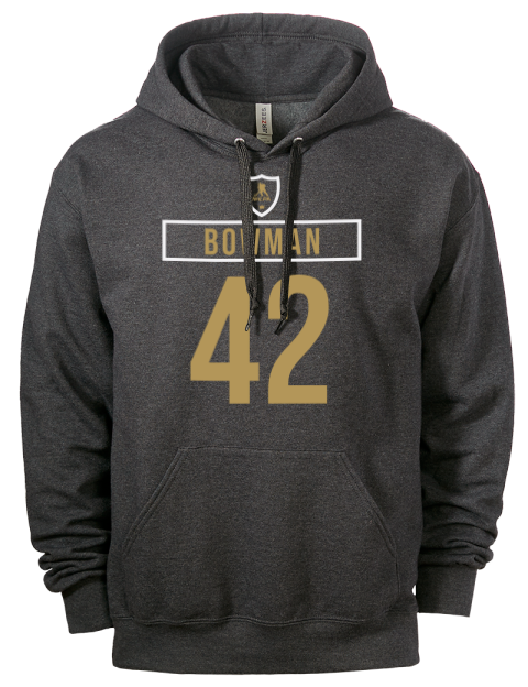 Away Jersey Braedon Bowman Eco Premium Unisex Hooded Sweatshirt | Swagsta