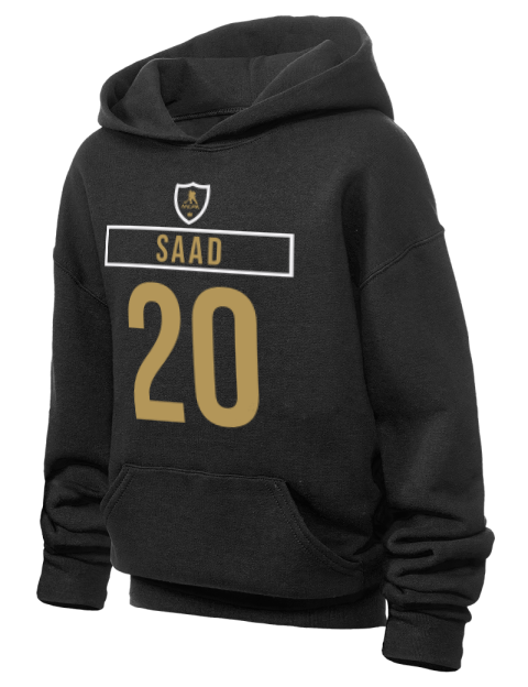 Away Jersey Brandon Saad Youth Hooded Sweatshirt | Swagsta
