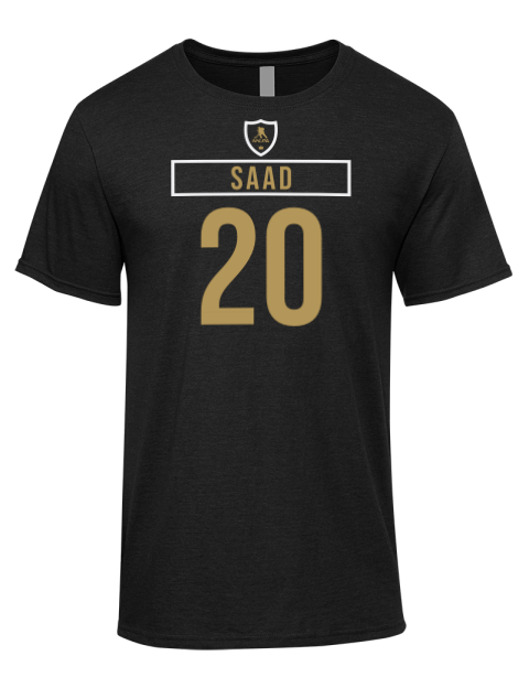 Away Jersey Brandon Saad Premium Ring-Spun Cotton Unisex T-Shirt | Swagsta