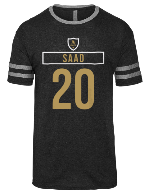 Away Jersey Brandon Saad Men's Tri-Blend T-Shirt | Swagsta