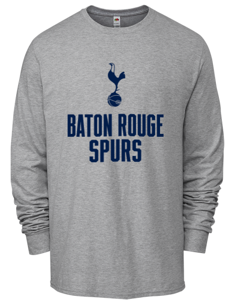 Stacked Baton Rouge Spurs Men's Long-Sleeve T-Shirt | Swagsta