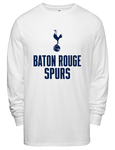 Stacked Baton Rouge Spurs Men's Long-Sleeve T-Shirt | Swagsta