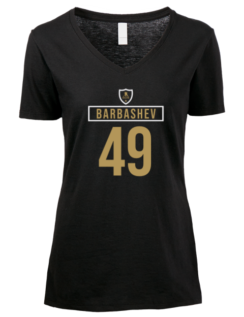 Away Jersey Ivan Barbashev Premium Ladies V-Neck T-Shirt | Swagsta