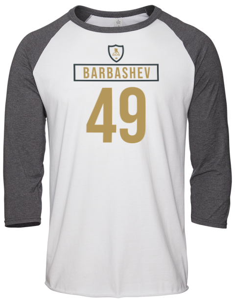 Home Jersey Ivan Barbashev Unisex Premium Three-Quarter Raglan T-Shirt | Swagsta