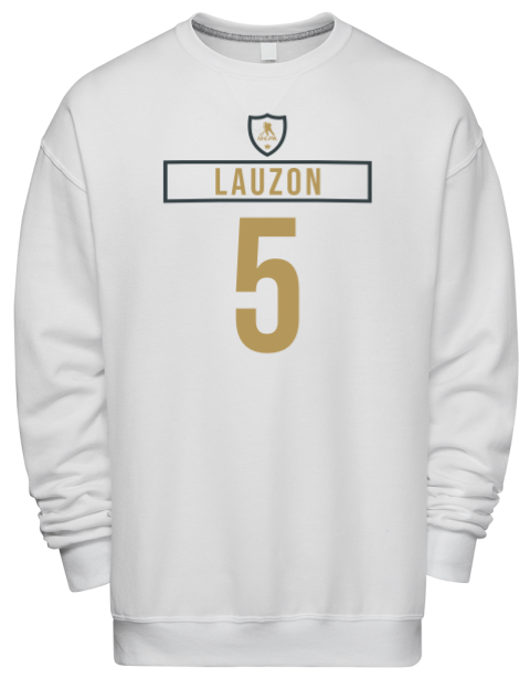 Home Jersey Jeremy Lauzon Premium Unisex Crewneck Sweatshirt | Swagsta