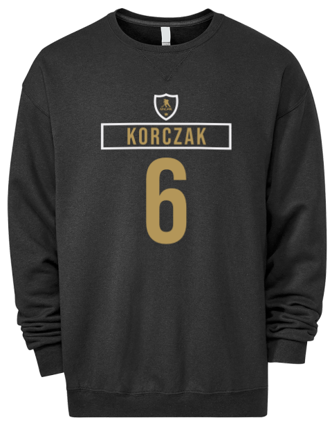 Away Jersey Kaedon Korczak Premium Unisex Crewneck Sweatshirt | Swagsta