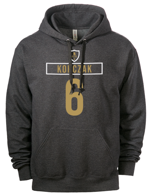 Away Jersey Kaedon Korczak Eco Premium Unisex Hooded Sweatshirt | Swagsta