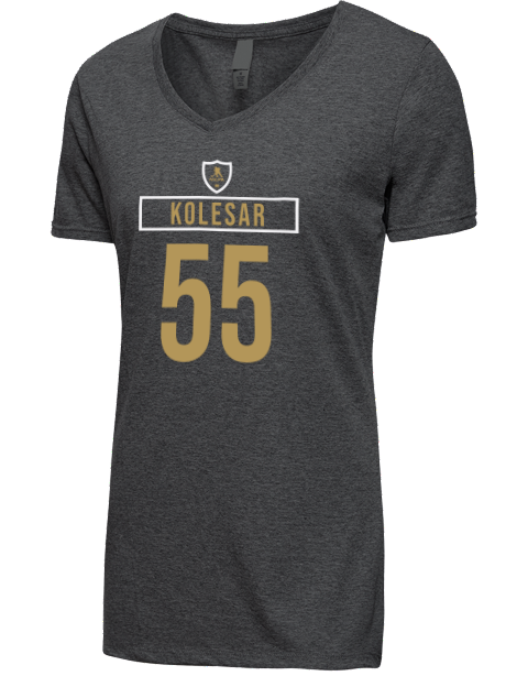 Away Jersey Keegan Kolesar Premium Ladies V-Neck T-Shirt | Swagsta
