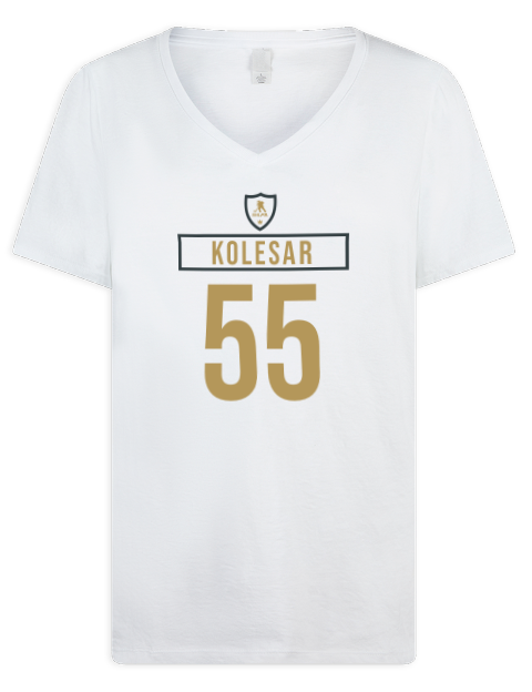 Home Jersey Keegan Kolesar Premium Ladies V-Neck T-Shirt | Swagsta